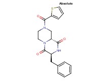 (3S,9aR)-3-benzyl-8-(2-thienylcarbonyl)tetrahydro-2H-pyrazino[1,2-a]pyrazine-1,4(3H,6H)-dione