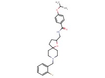 N-{[8-(2-fluorobenzyl)-1-oxa-8-azaspiro[4.5]dec-2-yl]methyl}-4-isopropoxybenzamide