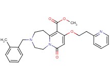 methyl 3-(2-methylbenzyl)-7-oxo-9-[2-(2-pyridinyl)ethoxy]-1,2,3,4,5,7-hexahydropyrido[1,2-d][1,4]diazepine-10-carboxylate
