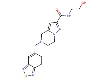 5-(2,1,3-benzothiadiazol-5-ylmethyl)-N-(2-hydroxyethyl)-4,5,6,7-tetrahydropyrazolo[1,5-a]pyrazine-2-carboxamide