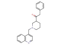 2-phenyl-1-[1-(4-quinolinylmethyl)-3-piperidinyl]ethanone