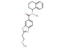 2-(2-methoxyethyl)-N-methyl-N-(1,2,3,4-tetrahydronaphthalen-1-yl)-1,3-benzoxazole-6-carboxamide