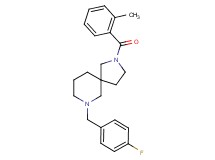 7-(4-fluorobenzyl)-2-(2-methylbenzoyl)-2,7-diazaspiro[4.5]decane