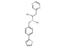N-[4-(2-furyl)benzyl]-N-methyl-1-pyrazin-2-ylpropan-2-amine