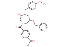 4-(4-acetylbenzoyl)-1-(4-methoxybenzyl)-6-(3-pyridinylmethoxy)-1,4-diazepan-2-one