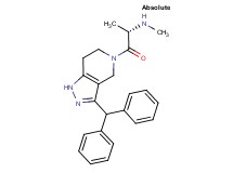 (2S)-1-[3-(diphenylmethyl)-1,4,6,7-tetrahydro-5H-pyrazolo[4,3-c]pyridin-5-yl]-N-methyl-1-oxopropan-2-amine