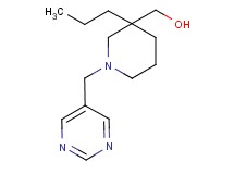 [3-propyl-1-(pyrimidin-5-ylmethyl)piperidin-3-yl]methanol