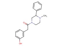 3-[2-(4-methyl-3-phenylpiperazin-1-yl)-2-oxoethyl]phenol