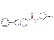 N-[rel-(1R,3R)-3-aminocyclopentyl]-2-phenylimidazo[1,2-a]pyridine-6-carboxamide dihydrochloride