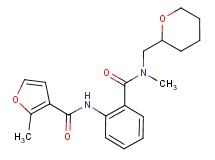 2-methyl-N-(2-{[methyl(tetrahydro-2H-pyran-2-ylmethyl)amino]carbonyl}phenyl)-3-furamide