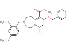 methyl 3-(2,4-dimethoxybenzyl)-7-oxo-9-(3-pyridinylmethoxy)-1,2,3,4,5,7-hexahydropyrido[1,2-d][1,4]diazepine-10-carboxylate