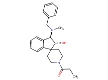 (2R*,3R*)-3-[benzyl(methyl)amino]-1'-propionyl-2,3-dihydrospiro[indene-1,4'-piperidin]-2-ol