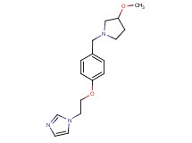 1-(2-{4-[(3-methoxypyrrolidin-1-yl)methyl]phenoxy}ethyl)-1H-imidazole