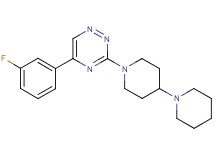1'-[5-(3-fluorophenyl)-1,2,4-triazin-3-yl]-1,4'-bipiperidine