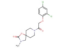 8-[(2,4-dichlorophenoxy)acetyl]-3-methyl-1-oxa-3,8-diazaspiro[4.5]decan-2-one