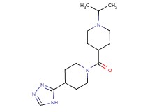 1-isopropyl-4-{[4-(4H-1,2,4-triazol-3-yl)-1-piperidinyl]carbonyl}piperidine