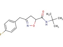 N-(tert-butyl)-3-(4-fluorobenzyl)-4,5-dihydro-5-isoxazolecarboxamide