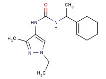 N-(1-cyclohex-1-en-1-ylethyl)-N'-(1-ethyl-3-methyl-1H-pyrazol-4-yl)urea