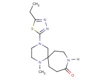 4-(5-ethyl-1,3,4-thiadiazol-2-yl)-1-methyl-1,4,9-triazaspiro[5.6]dodecan-10-one