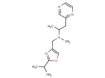 N-[(2-isopropyl-1,3-oxazol-4-yl)methyl]-N-methyl-1-pyrazin-2-ylpropan-2-amine