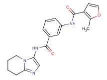 2-methyl-N-{3-[(5,6,7,8-tetrahydroimidazo[1,2-a]pyridin-3-ylamino)carbonyl]phenyl}-3-furamide