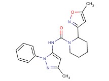 2-(5-methylisoxazol-3-yl)-N-(3-methyl-1-phenyl-1H-pyrazol-5-yl)piperidine-1-carboxamide