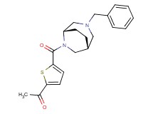 1-(5-{[(1R*,5S*)-3-benzyl-3,6-diazabicyclo[3.2.2]non-6-yl]carbonyl}-2-thienyl)ethanone