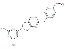 2-amino-6-[2-(4-methoxybenzyl)-5,7-dihydro-6H-pyrrolo[3,4-d]pyrimidin-6-yl]pyrimidin-4-ol