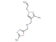 1-(1-allyl-3-methyl-1H-pyrazol-4-yl)-N-[(5-methyl-1,3,4-oxadiazol-2-yl)methyl]methanamine
