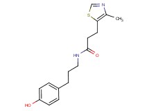 N-[3-(4-hydroxyphenyl)propyl]-3-(4-methyl-1,3-thiazol-5-yl)propanamide