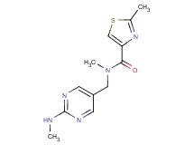 N,2-dimethyl-N-{[2-(methylamino)pyrimidin-5-yl]methyl}-1,3-thiazole-4-carboxamide