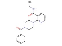 2-(4-benzoyl-1-piperazinyl)-N-ethylnicotinamide