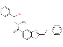 N-(2-hydroxy-2-phenylethyl)-N-methyl-2-(2-phenylethyl)-1,3-benzoxazole-5-carboxamide