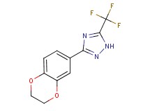 3-(2,3-dihydro-1,4-benzodioxin-6-yl)-5-(trifluoromethyl)-1H-1,2,4-triazole