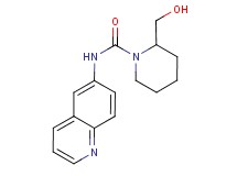 2-(hydroxymethyl)-N-quinolin-6-ylpiperidine-1-carboxamide