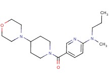 N-methyl-5-[(4-morpholin-4-ylpiperidin-1-yl)carbonyl]-N-propylpyridin-2-amine