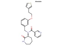 N-[(3S)-2-oxo-3-azepanyl]-N-{3-[2-(3-thienyl)ethoxy]benzyl}nicotinamide