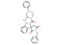 1-benzyl-3-(2-methylphenyl)-3-[2-(2-methyl-4-phenyl-1-piperazinyl)-2-oxoethyl]-2,5-pyrrolidinedione