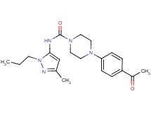 4-(4-acetylphenyl)-N-(3-methyl-1-propyl-1H-pyrazol-5-yl)piperazine-1-carboxamide
