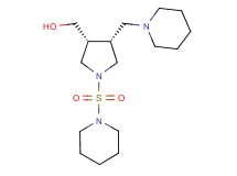 [(3R*,4R*)-4-(1-piperidinylmethyl)-1-(1-piperidinylsulfonyl)-3-pyrrolidinyl]methanol