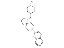 2-{1-[(1-methyl-4-piperidinyl)methyl]-1,8-diazaspiro[4.5]dec-8-yl}quinoxaline