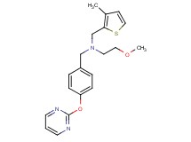 (2-methoxyethyl)[(3-methyl-2-thienyl)methyl][4-(pyrimidin-2-yloxy)benzyl]amine