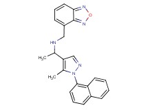 (2,1,3-benzoxadiazol-4-ylmethyl){1-[5-methyl-1-(1-naphthyl)-1H-pyrazol-4-yl]ethyl}amine