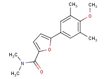 5-(4-methoxy-3,5-dimethylphenyl)-N,N-dimethyl-2-furamide