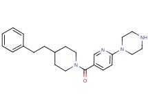 1-(5-{[4-(2-phenylethyl)piperidin-1-yl]carbonyl}pyridin-2-yl)piperazine