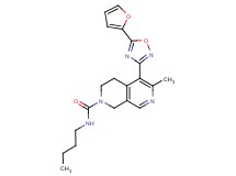 N-butyl-5-[5-(2-furyl)-1,2,4-oxadiazol-3-yl]-6-methyl-3,4-dihydro-2,7-naphthyridine-2(1H)-carboxamide
