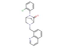 (1S*,4S*)-2-(2-chlorophenyl)-5-(8-quinolinylmethyl)-2,5-diazabicyclo[2.2.1]heptan-3-one