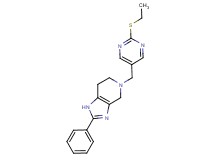 5-{[2-(ethylthio)pyrimidin-5-yl]methyl}-2-phenyl-4,5,6,7-tetrahydro-1H-imidazo[4,5-c]pyridine