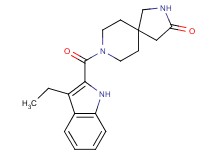 8-[(3-ethyl-1H-indol-2-yl)carbonyl]-2,8-diazaspiro[4.5]decan-3-one