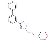 4-(3-{3-[3-(5-pyrimidinyl)phenyl]-1H-pyrazol-1-yl}propyl)morpholine